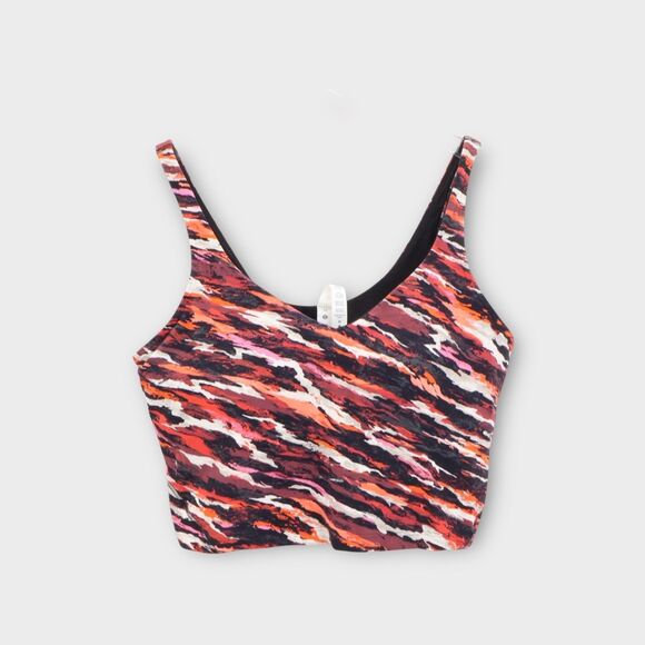 Lululemon Lunar New Year Align Cropped Top Tiger Tide Smoky Size 14 NWOT - Picture 1 of 7